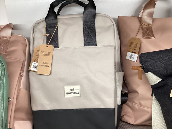 Johnny backpack Jona sand grey L