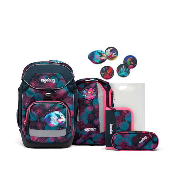 Ergobag Pack Schulrucksack Set KorallBär NEU