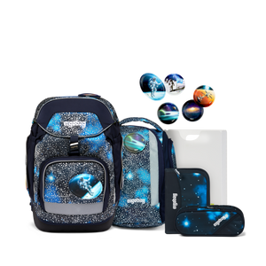 Ergobag Pack Schulrucksack Set Bär Anhalter durch die Galaxis NEU