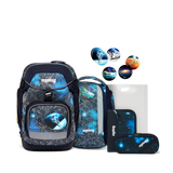 Ergobag Pack Schulrucksack Set Bär Anhalter durch die Galaxis NEU